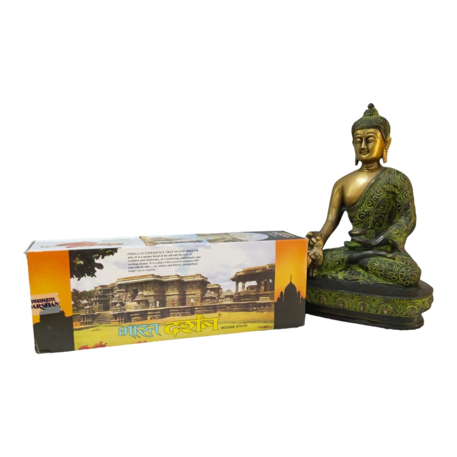 Bharat Darshan Wood Agarbatti & Agarbatti Stand (10 X 6 X 24 Cm, Brown)